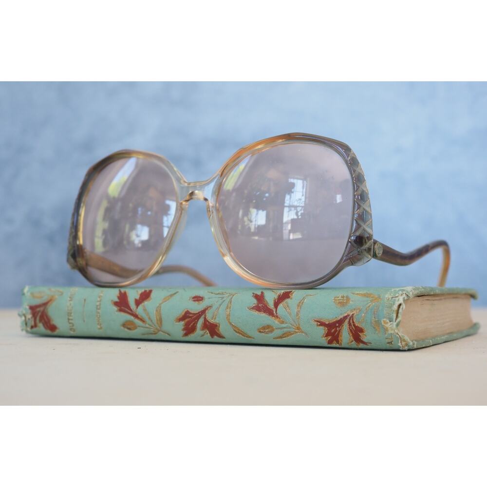 Vintage 1970s Sunglasses Disco retro Made In Italy Grandma Chic